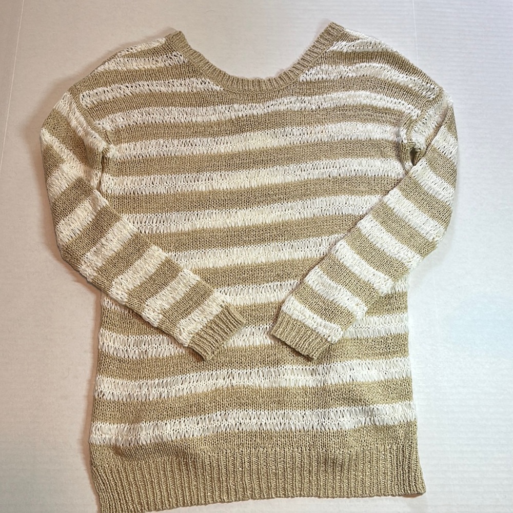John + Jenn Stripe Summer Sweater Size S